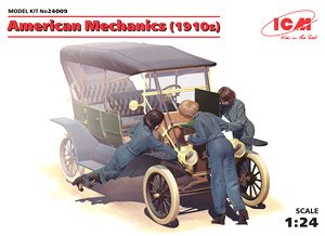 ICM American mechanics (1910s) (Set of 3) (Plastic model)