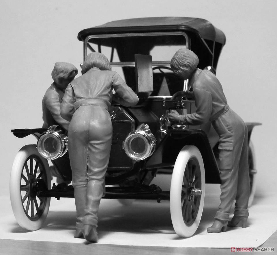ICM Amerikanische Mechaniker (1910er Jahre) (3er-Set) (Plastikmodell) Bild 3
