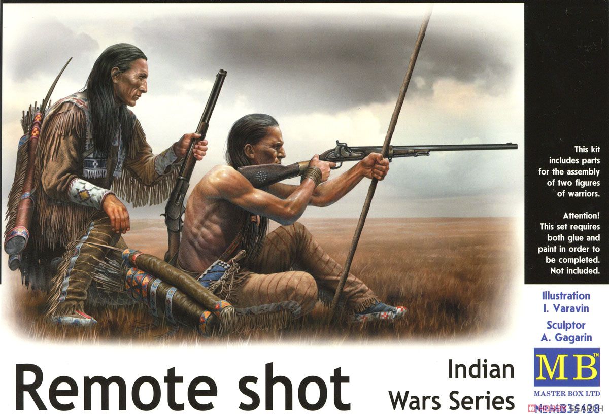 Master Box Indian Wars Series. Remote Shot (Plastikmodell) Bild 2