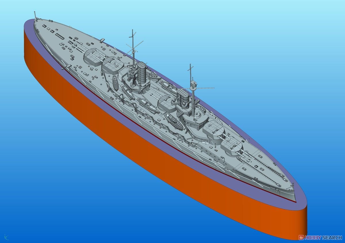 ICM Markgraf (full hull &amp; waterline) WWI German Battleship gambar 3
