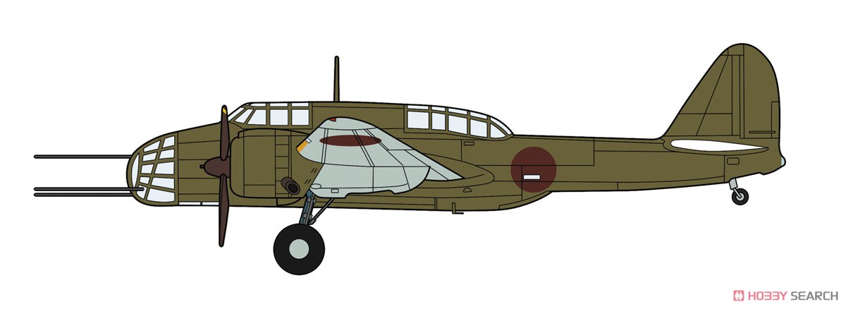 Hasegawa 카와사키 Ki-48 II 99식 쌍발 경폭격기 `특수장비형` (프라모델) 이미지 3