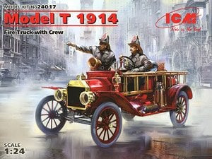 ICM Model T 1914 Fire Truck with Crew