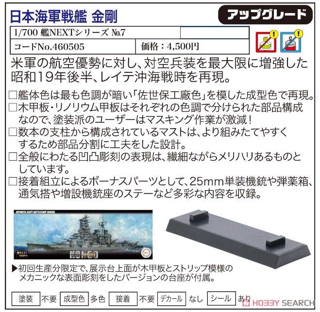 Fujimi IJN Battleship Kongo (Plastic model) image 4