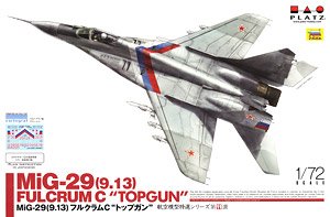 Platz MiG-29 (9.13) Fulcrum C `Top Gun` (Plastic model)