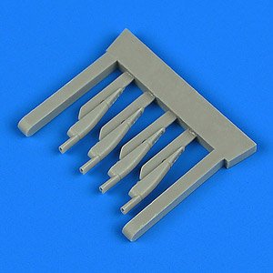 Quick Boost Saab J-35 Draken Air Scoops (for Hasegawa) (Plastic model)
