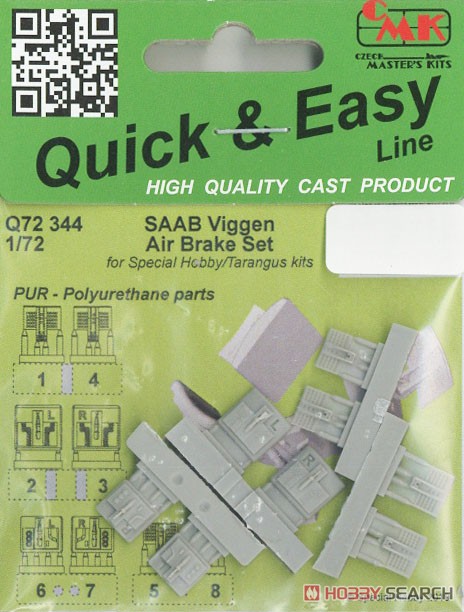 CMK SAAB Viggen Air Brake Set (for Special Hobby) image 2