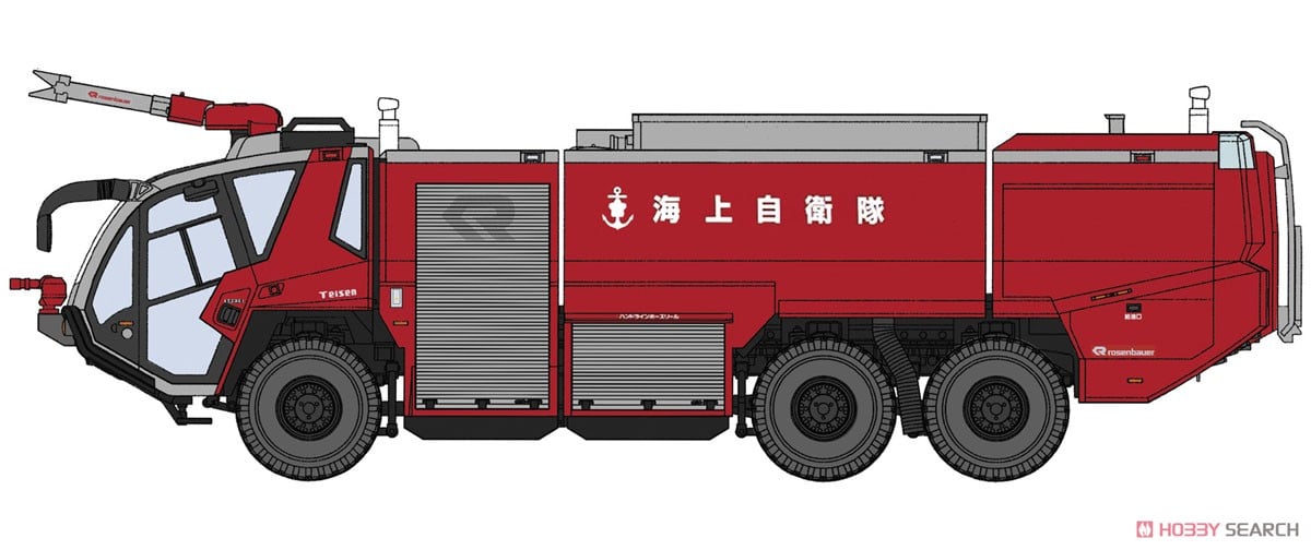 Hasegawa Rosenbauer Panther 6x6 Airport Crash Tender `JMSDF` gambar 6