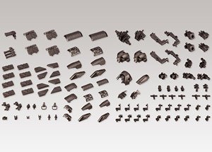 Kotobukiya Mecha Supply Assort 04 Exarmor Set Gun Metallic Ver. (Plastic model)