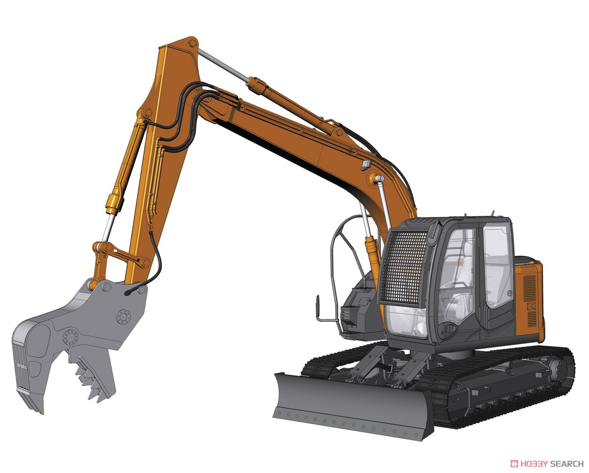 Hasegawa 히타치 건설기계 유압 굴삭기 Zaxis 135US 크러셔 타입 (프라모델) 이미지 6