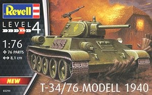 Revell (Germany) T-34/76 1940 (Plastic model)