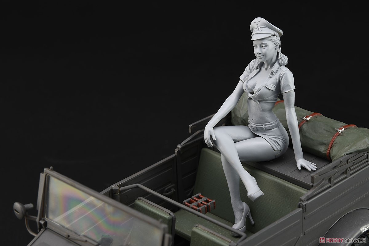 Hasegawa Pkw.K1 퀴벨바겐 Type 82 w/금발 소녀 피규어 (모형 자동차) 이미지 7