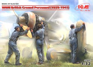 ICM WWII British Ground Personnel (1939-1945) (Plastic model)