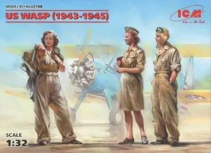 ICM US WASP (1943-1945) (3 figures) (Plastic model) gambar 1