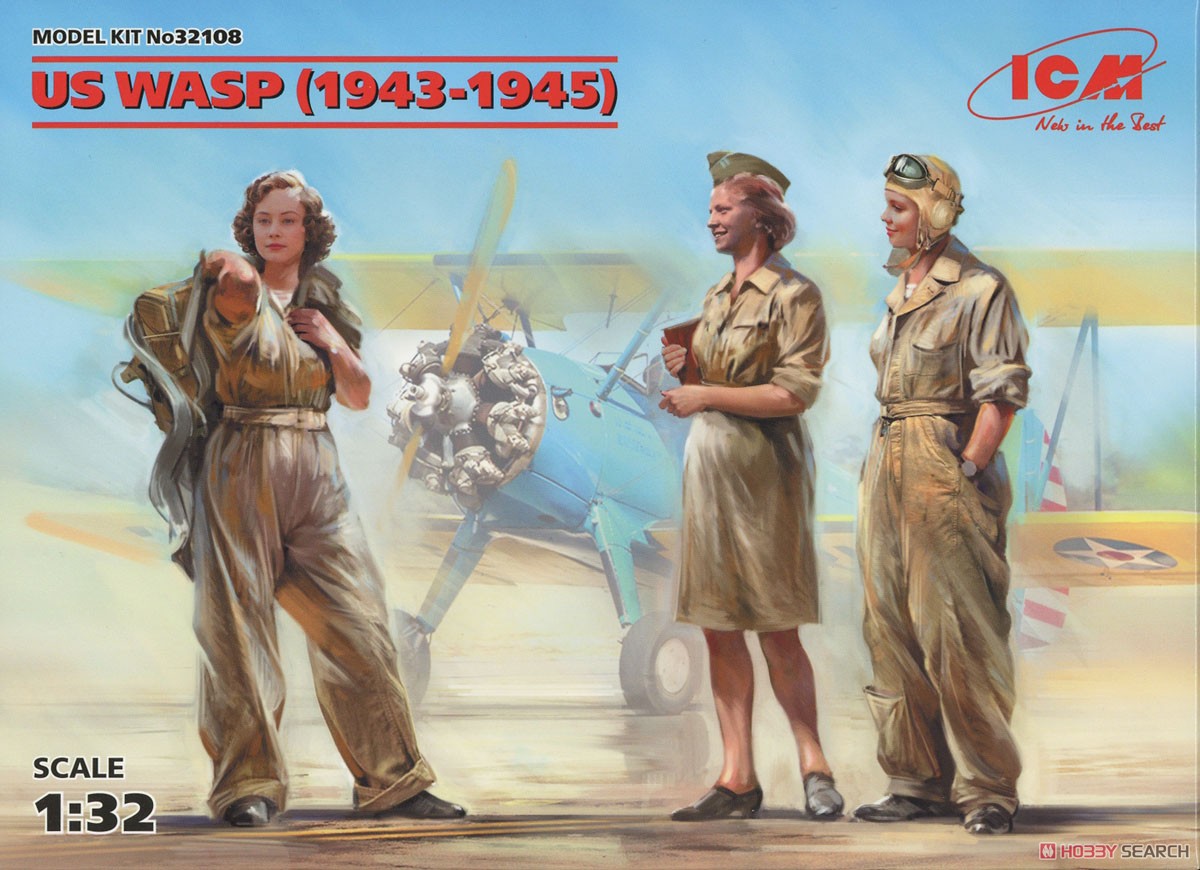 ICM US WASP (1943-1945) (3 figures) (Plastic model) gambar 2