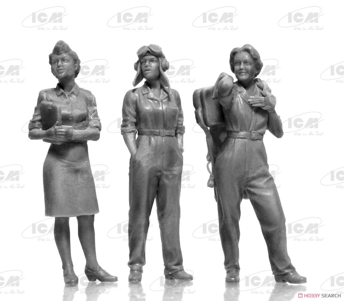 ICM US WASP (1943-1945) (3 figures) (Plastic model) gambar 4