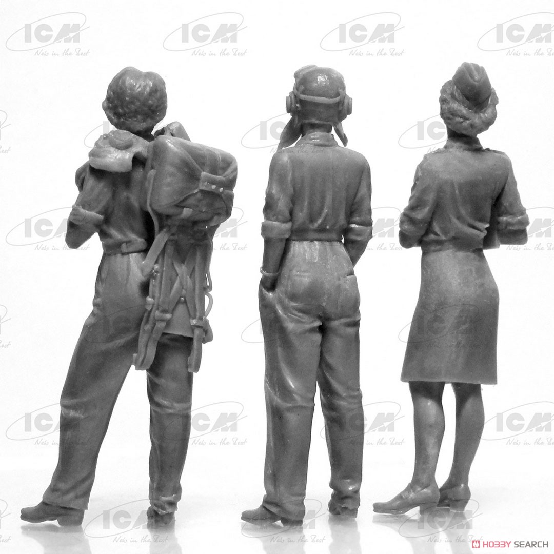 ICM US WASP (1943-1945) (3 figures) (Plastic model) gambar 5