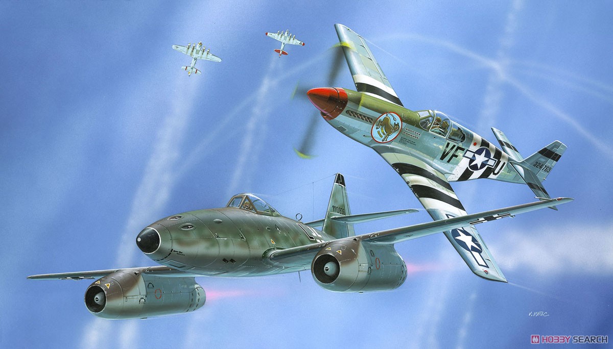Revell (Germany) 컴뱃 세트 Me262 & P-51B (프라모델) 이미지 8
