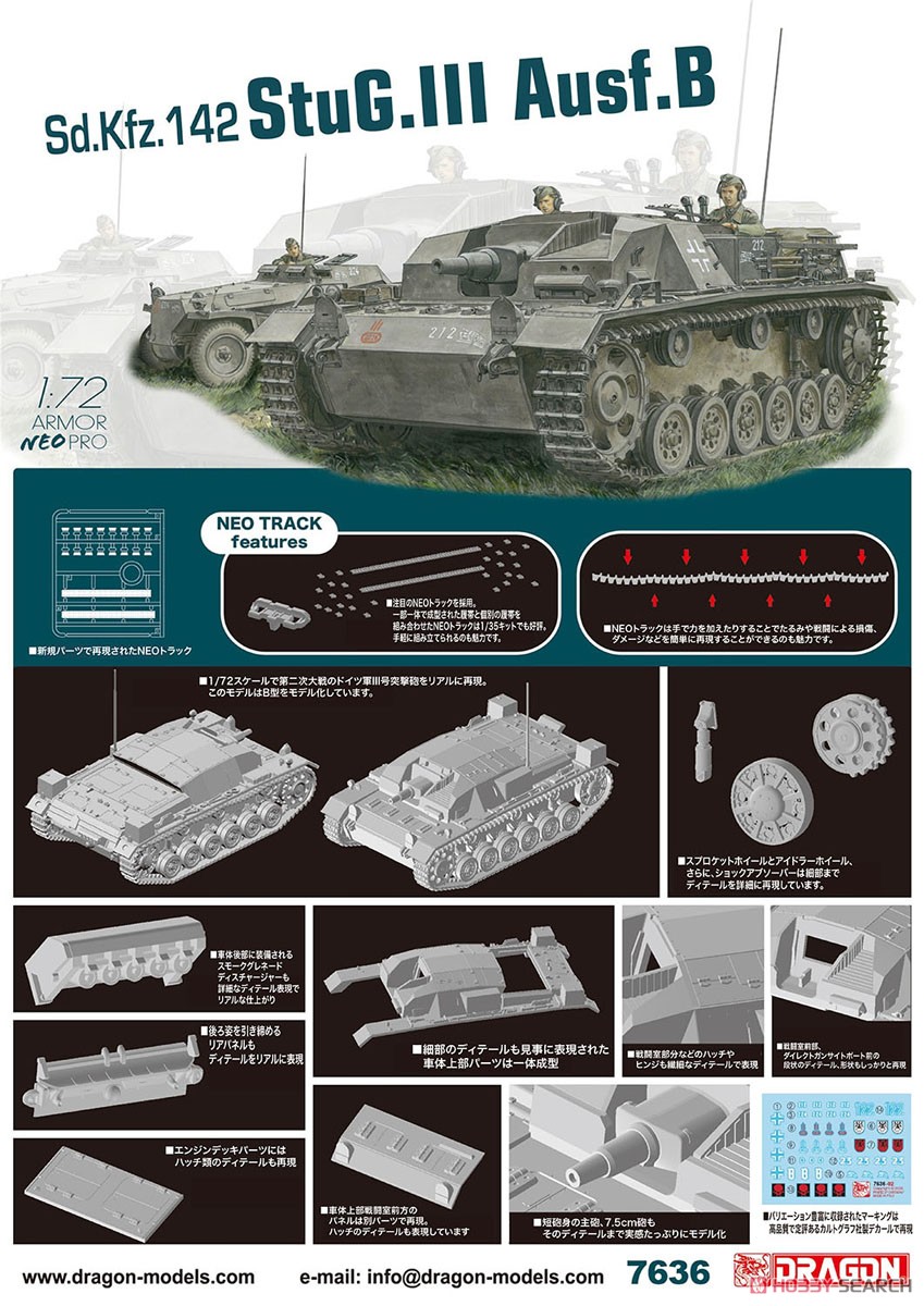 Dragon StuG.III Ausf.B w/Neo Track (Plastikmodell) Bild 3