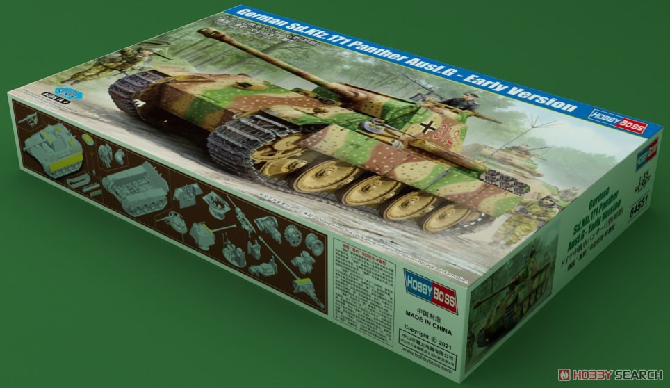 Hobby Boss German Sd.Kfz.171 Panther Ausf.G - Early Version (Plastic model) gambar 2