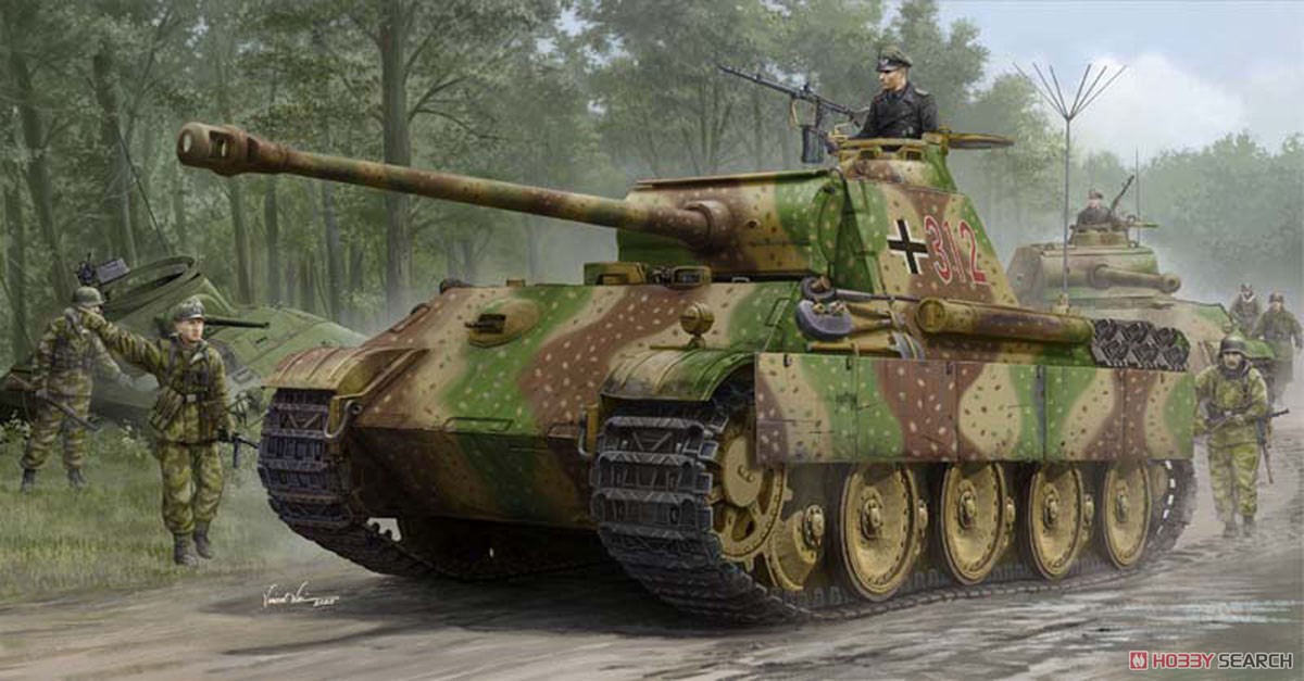 Hobby Boss German Sd.Kfz.171 Panther Ausf.G - Early Version (Plastic model) gambar 3