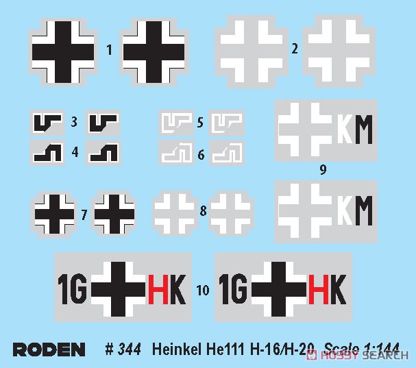 Roden Heinkel He111H-16/20 (Plastic model) รูปภาพ 4