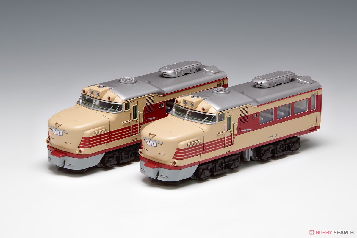 Wave Deformed Nostalgic Railway KIHA81 (2-Car Unassembled Kit) (Model Train) gambar 3