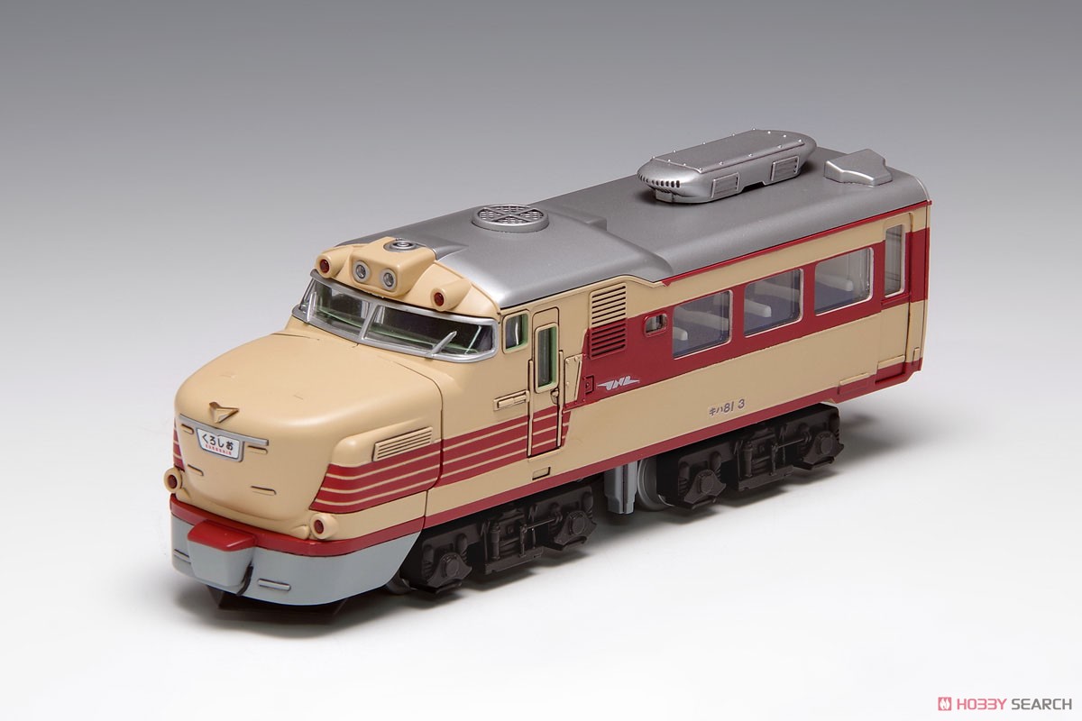 Wave Deformed Nostalgic Railway KIHA81 (2-Car Unassembled Kit) (Model Train) gambar 4