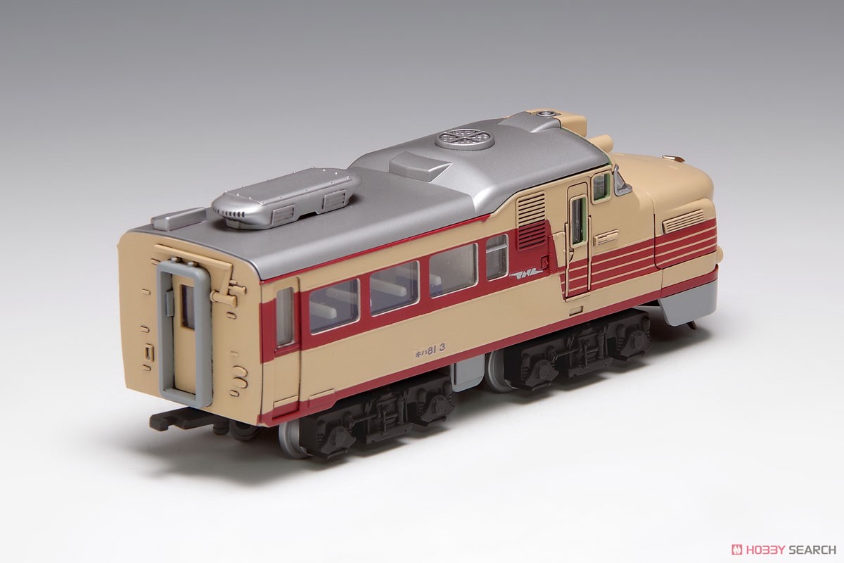Wave Deformed Nostalgic Railway KIHA81 (2-Car Unassembled Kit) (Model Train) gambar 5
