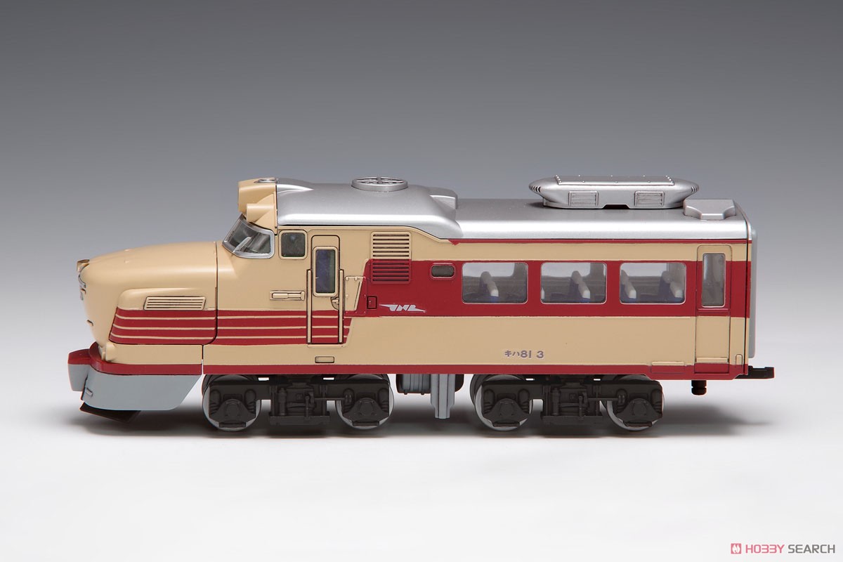Wave Deformed Nostalgic Railway KIHA81 (2-Car Unassembled Kit) (Model Train) gambar 8