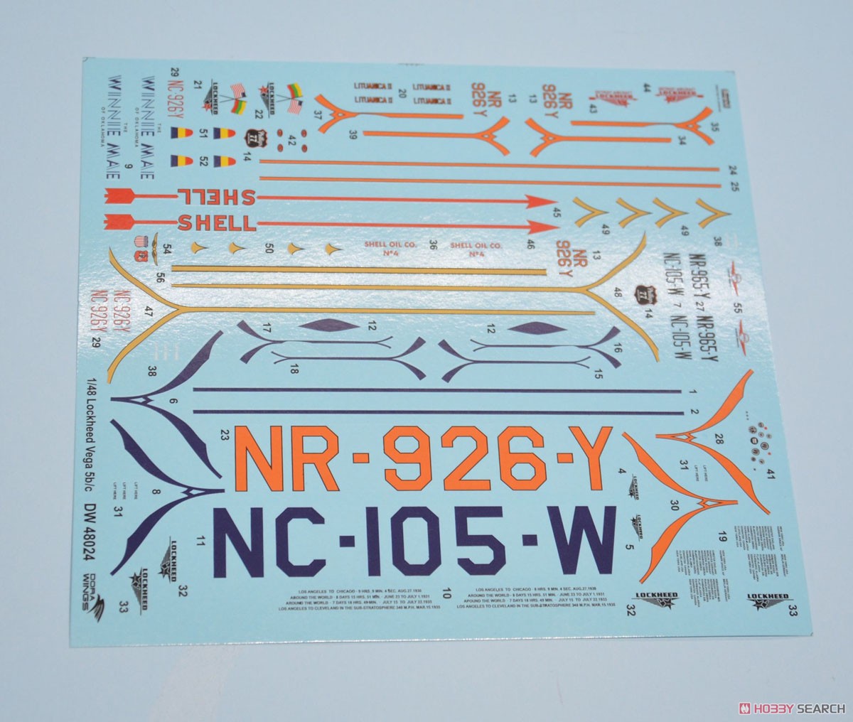 Dora Wings 洛克希德 Vega 5C(塑膠模型) 圖片 5