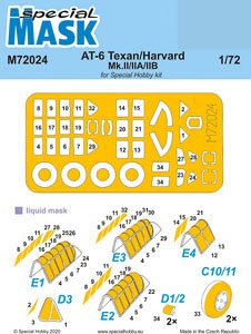 Special Hobby AT-6 Texan/Harvard Mk.II/IIA/IIB Mask (for Special Hobby) (Plastic model) Bild 1