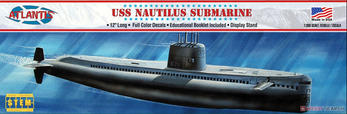 Atlantis Models USS Nautilus Submarine (Old Lindberg) (Plastic model) Bild 2
