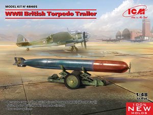 ICM WWII British Torpedo Trailer (Plastic model)
