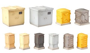 Plum 1/80(HO) Plastic Kit Relay Box / Cubicle (Unassembled Kit) (Model Train) Bild 1