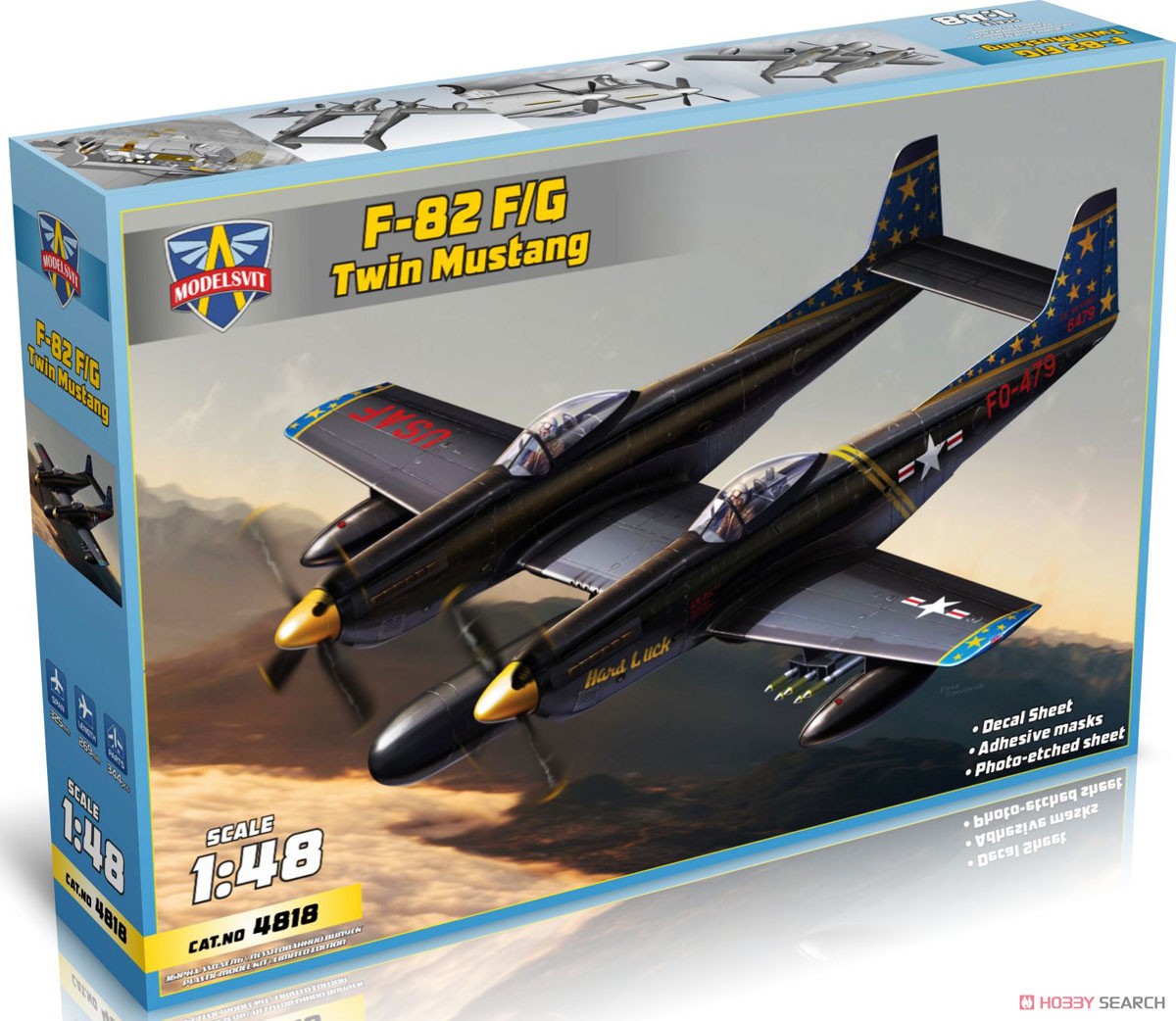 Modelsvit F-82F/G Twin Mustang (Plastikmodell) Bild 3