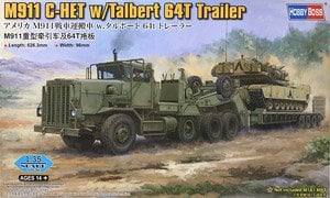 Hobby Boss US Army M911 C-HET w/Tabert 64T Trailer (Plastic model)