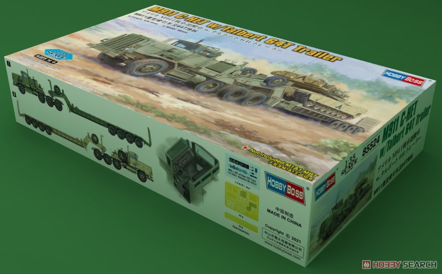 Hobby Boss US Army M911 C-HET w/Tabert 64T Trailer (Plastic model) gambar 2