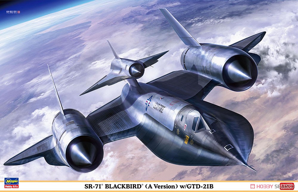 Hasegawa SR-71 Blackbird (Type A) w/GTD-21B (โมเดลประกอบ) รูปภาพ 2