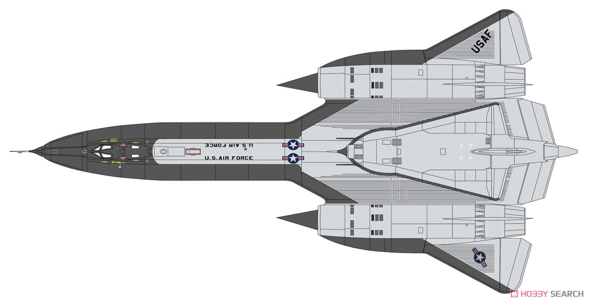 Hasegawa SR-71 Blackbird (Type A) w/GTD-21B (โมเดลประกอบ) รูปภาพ 8