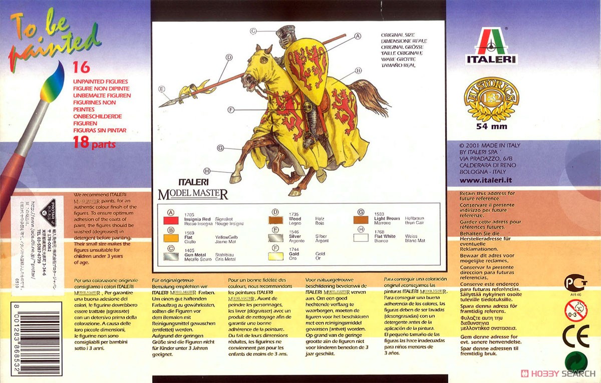 Italeri Crusaders The Knights XIth Century Crusade (Plastic model) 图片 3