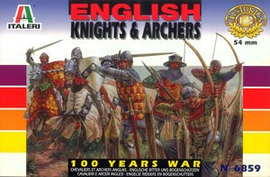 Italeri English Knights &amp; Archers 100 Years War (Plastic model)