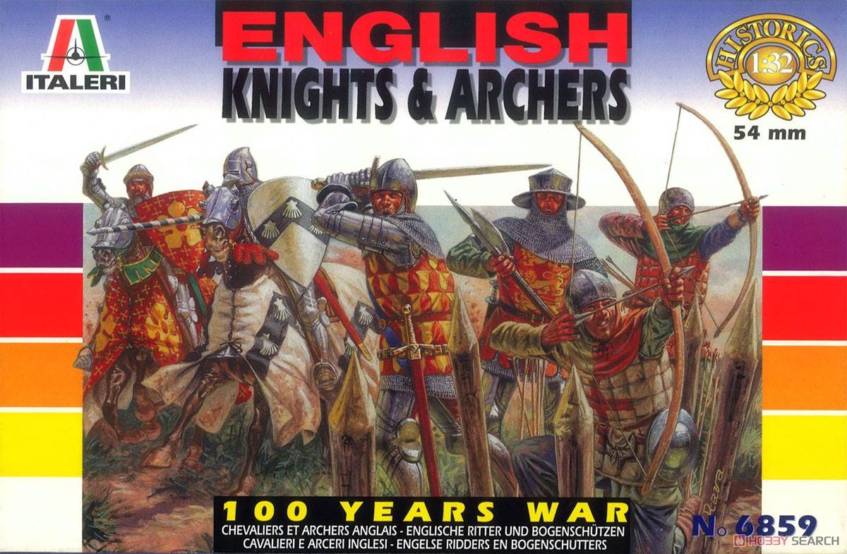 Italeri English Knights &amp; Archers 100 Years War (Plastic model) 图片 2