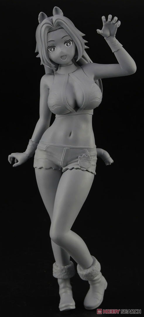 Hasegawa 12 Egg Girls Collection No.27 `Siranagi Mikumo` (Tiger) (Plastic model) gambar 3