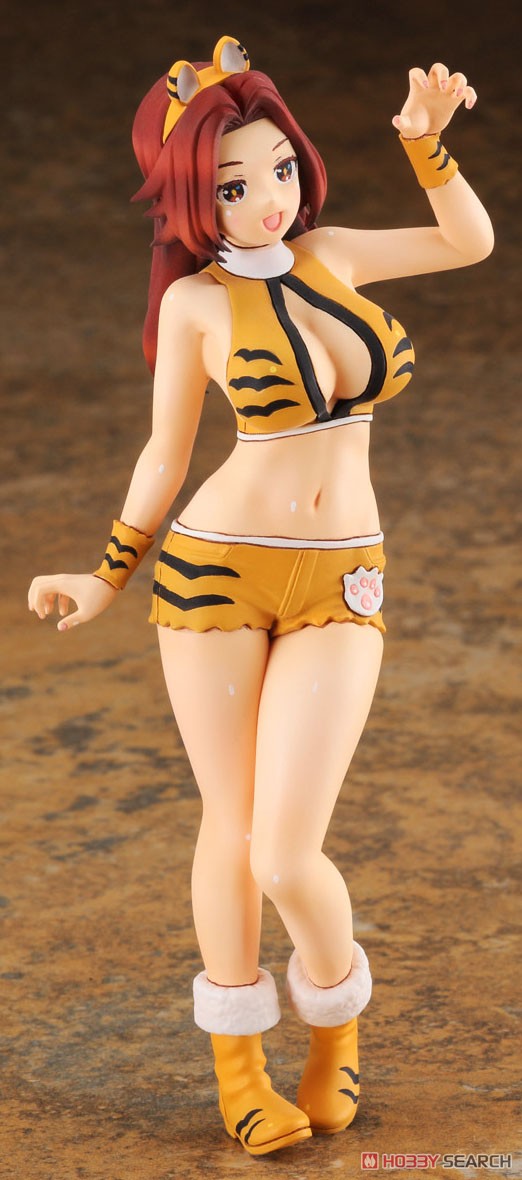 Hasegawa 12 Egg Girls Collection No.27 `Siranagi Mikumo` (Tiger) (Plastic model) gambar 6