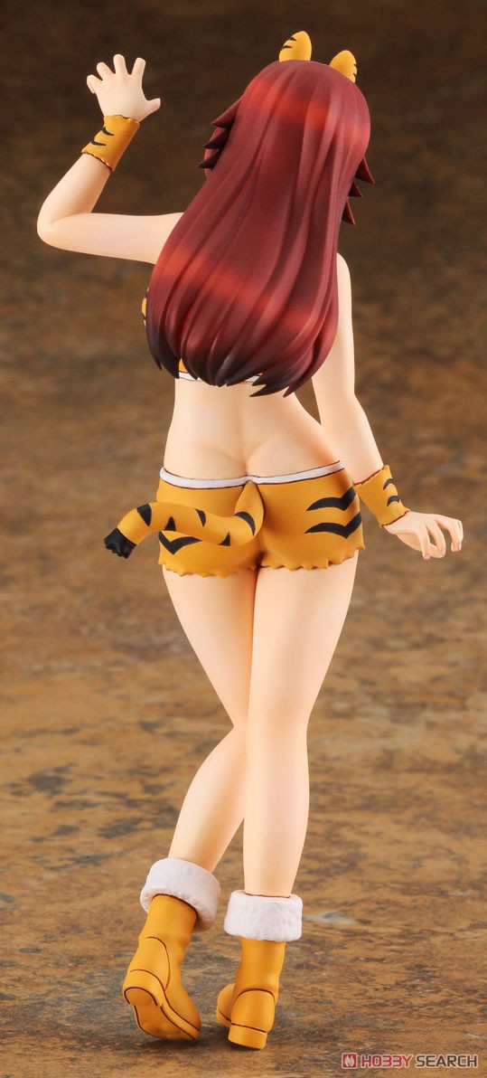 Hasegawa 12 Egg Girls Collection No.27 `Siranagi Mikumo` (Tiger) (Plastic model) gambar 7