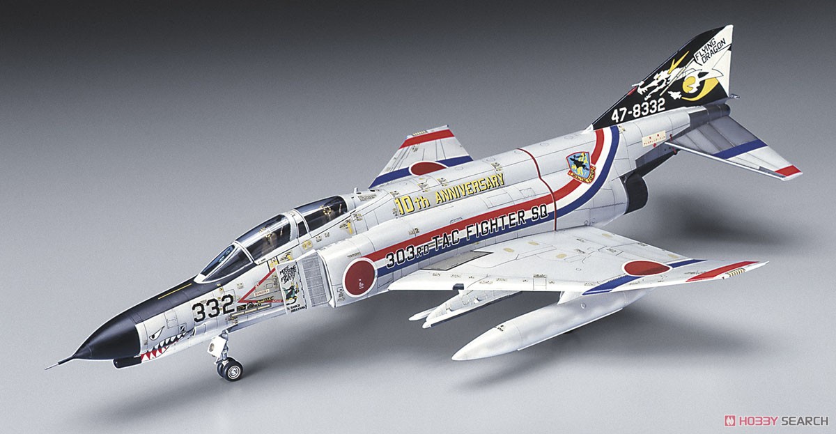 Hasegawa F-4EJ Phantom II `303SQ Dragon Squadron 10th Anniversary` (Plastic model) image 3