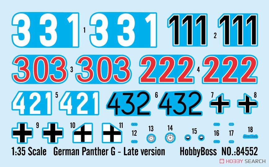 Hobby Boss German Panther G Late Version (Plastic model) 圖片 4