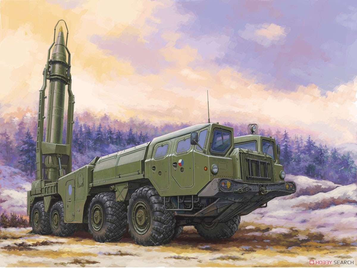 Hobby Boss Soviet (9P117M1) Launcher with R17 Rocket of 9K72 Missile Complex `Elbrus` (Scud B) (Plastic model) gambar 3