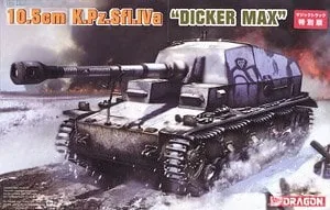 Dragon WW.II German 10.5cm K.Pz.Sfl.Iva `Dicker Max` w/Magic Tracks (Plastic model)