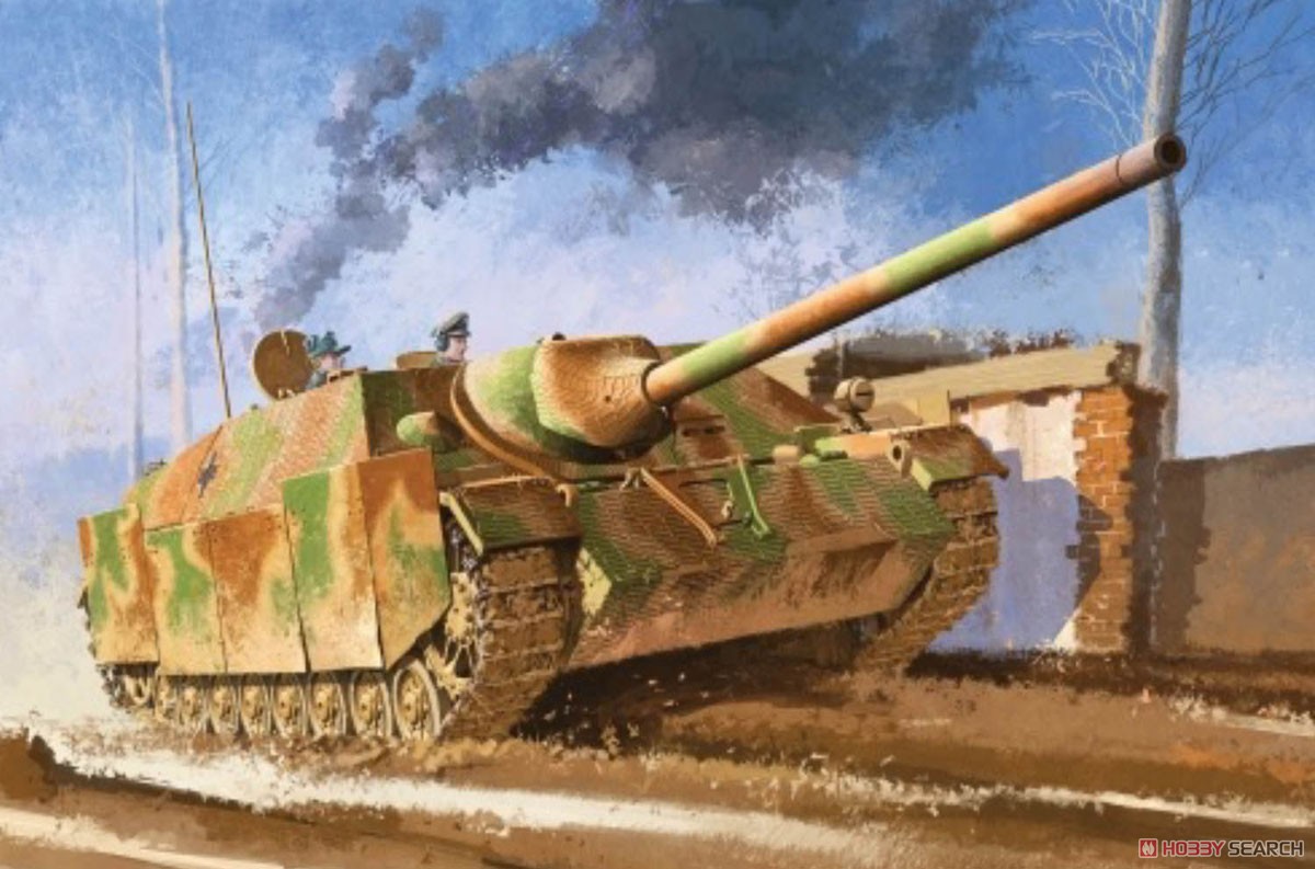 Dragon Jagdpanzer IV L/70(V) Aug 1944 Production w/Zimmerit &amp; Magic Tracks (Plastic model) gambar 3